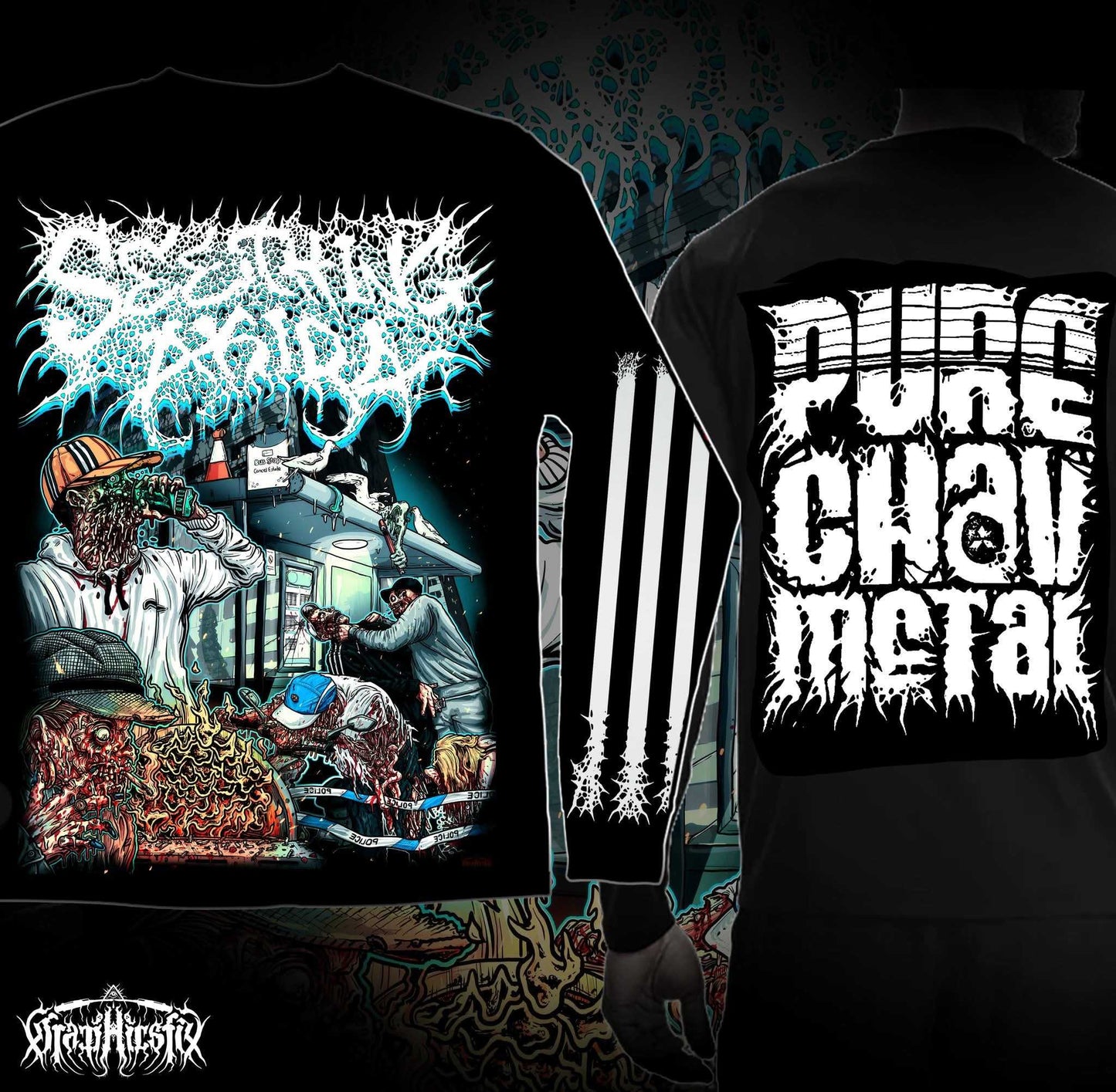 (A) Pure Chav Metal Long Sleeve
