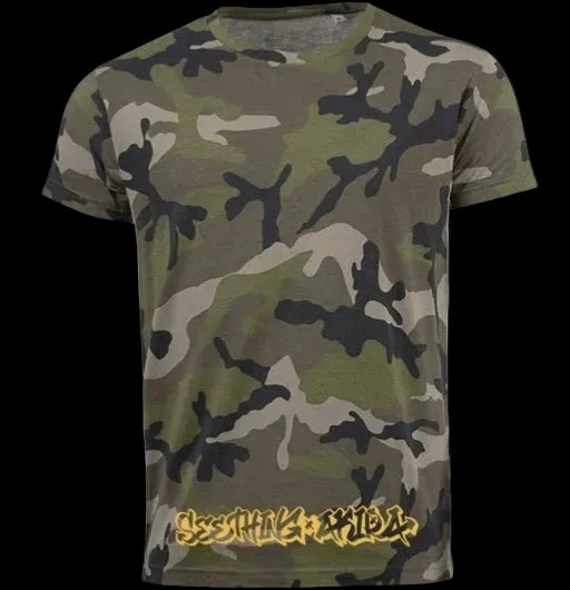 (D)Camouflage T-shirt